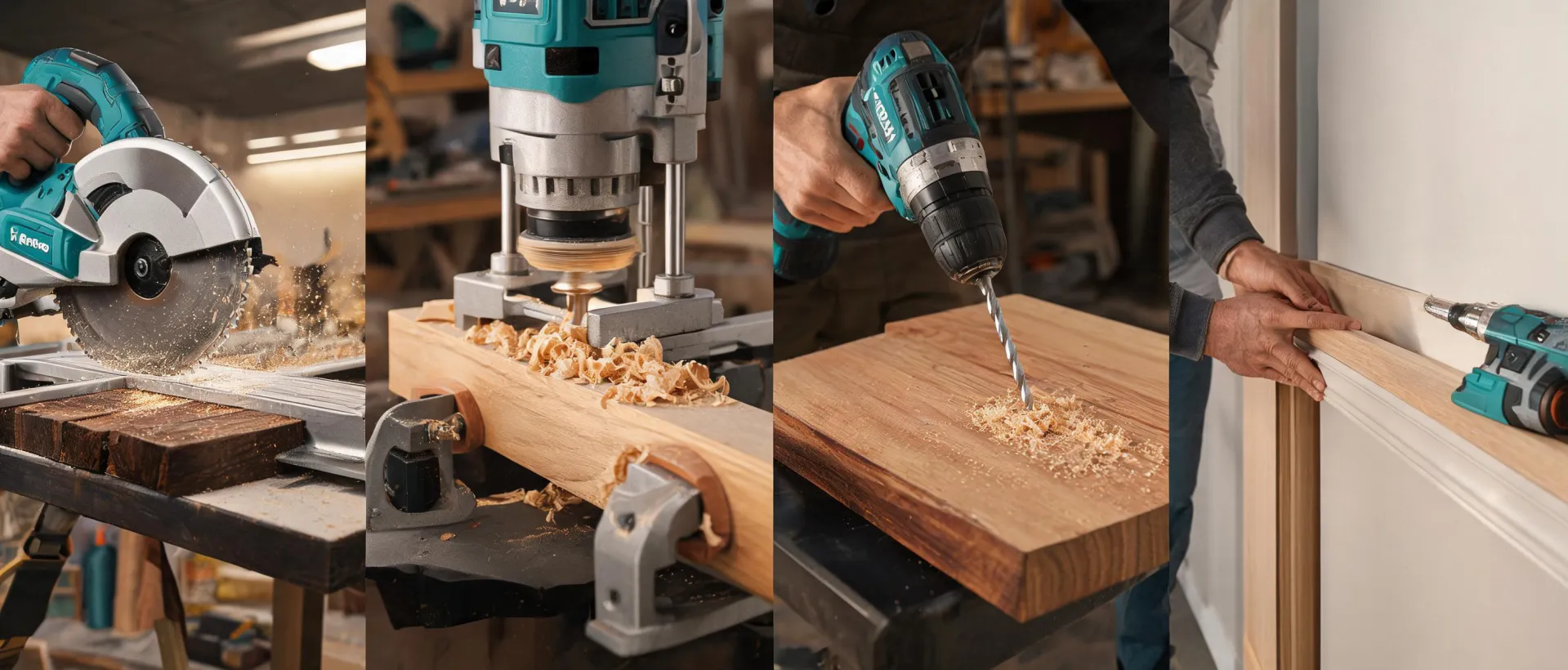 Freud accessories used across woodworking and installation applications